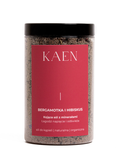 Sól do kąpieli BERGAMOTKA I HIBISKUS 300g