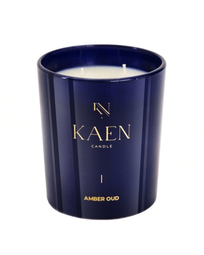 Świeca sojowa KAEN | AMBER OUD 485ml