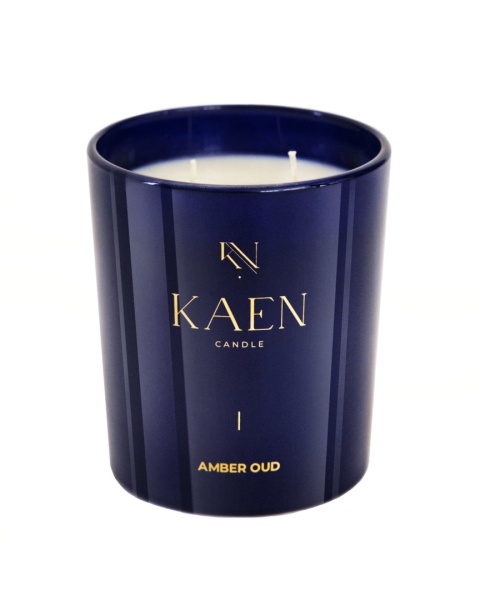 Świeca sojowa KAEN | AMBER OUD 485ml