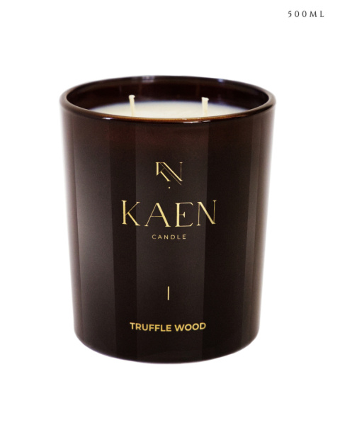 Świeca sojowa KAEN | TRUFFLE WOOD 500ml